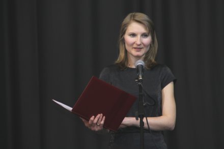 Prowadząca konferansjerkę Irmina Barczewska-Garus
